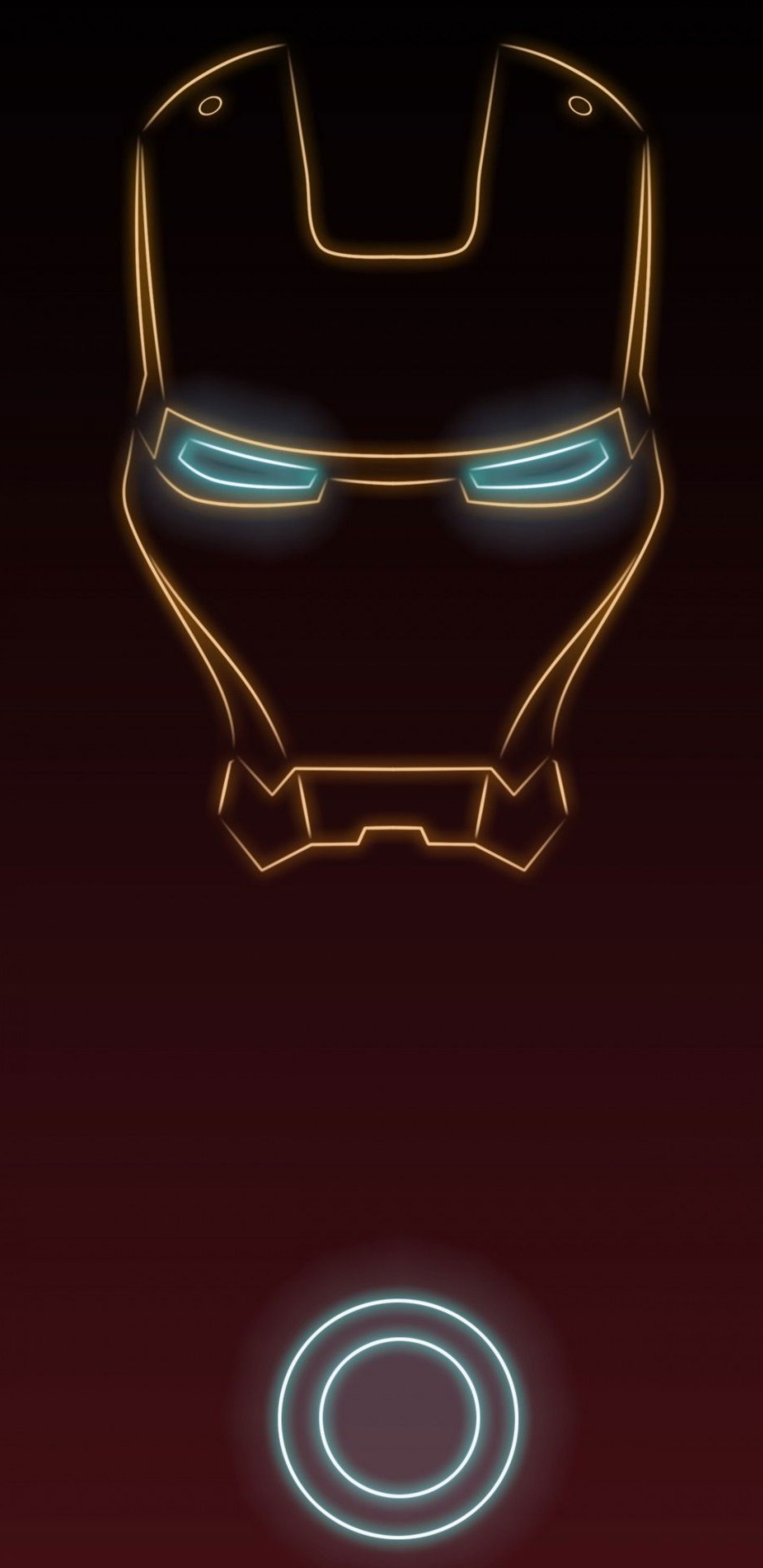 Super Hero Iron Man Logo Wallpaper