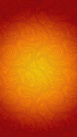 IPhone 5 Wallpaper Orange Pattern 06