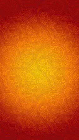 IPhone 5 Wallpaper Orange Pattern 06